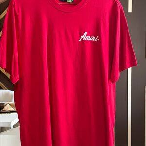 AMIRI Bold Red Short Sleeve Tee